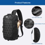 OZUKO Sling Backpack USB Anti-Theft Men'S Chest Bag Casual Shoulder Bag - Image 3